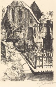 Cemetery by Lovis Corinth