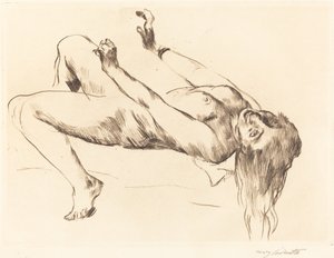 Reclining Female Nude. Study for Joseph and Potiphar