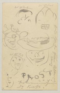 Lovis Corinth to Carl Strathmann: Postcard, Postmarked March 27, 1905 by Lovis Corinth