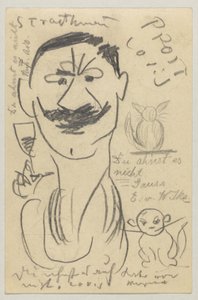 Lovis Corinth to Carl Strathmann: Postcard, Postmarked March 29, 1904 by Lovis Corinth