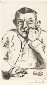 Portrait of a Man Smoking, 1916 by Lovis Corinth