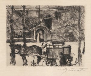 Milk Wagon by Lovis Corinth
