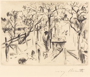 Fruit Garden in Autumn, 1912 by Lovis Corinth