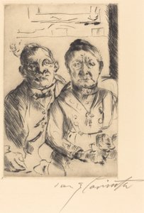 Couple from East Prussia by Lovis Corinth