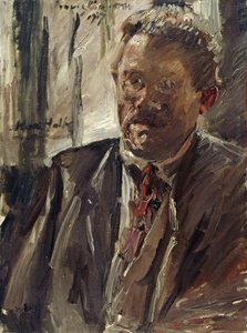 Portrait of Max Halbe by Lovis Corinth