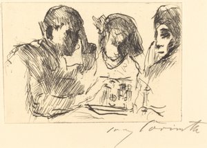 Chess Players, 1918 by Lovis Corinth