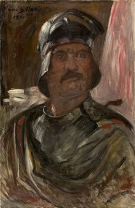 Self-Portrait in armor