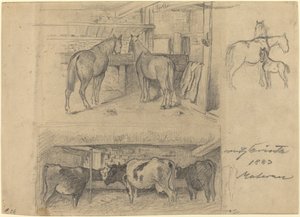 The Barn by Lovis Corinth