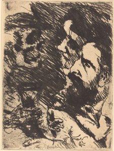 Death Visits the Strucks, 1921 published 1922 by Lovis Corinth