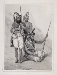 Akalees, Indian Warriors by Lowes Dickinson