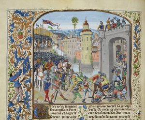 The Battle of Caen in 1346