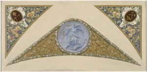 Sketch for the Festival Staircase at Paris City Hall: Fish