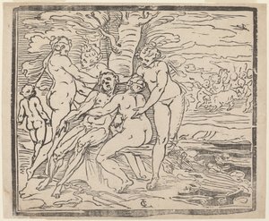 Death of Adonis by Luca Cambiaso