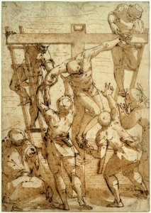 The Descent from the Cross by Luca Cambiaso