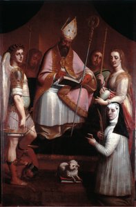 Saint Augustine of Hippo with Saints