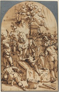 The Martyrdom of Saint Lawrence by Luca Cambiaso