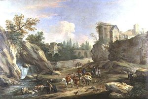 Travellers in the Campagna