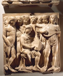 Laudate Eum in chordis et organo (Psalm 150, Laudate Dominum) by Luca Della Robbia
