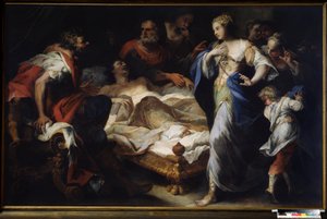 Antiochus and Stratonice. Antiochus, son of King Seleucus I Nicator, is treated by the physician Erasistratus of Ceos for an illness caused by his love for Stratonice, his father