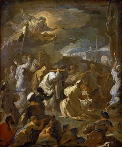 King David Bearing the Ark of the Covenant into Jerusalem by Luca Giordano