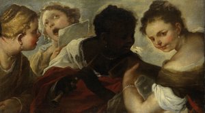 Four Women Making Music