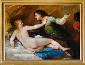 Lucretia and Sextus Tarquinius by Luca Giordano