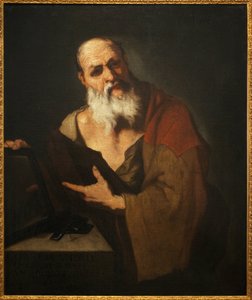 Plato (424-348 BC). Painting by Luca Giordano (1634-1705) by Luca Giordano