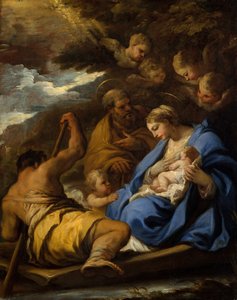 The Flight into Egypt by Luca Giordano