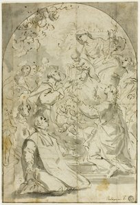 Vision of Saint Dominic by Luca Giordano