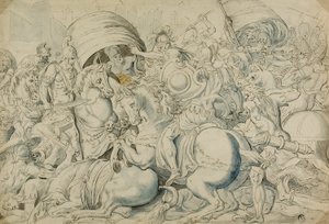 Battle before Troy by Luca Penni