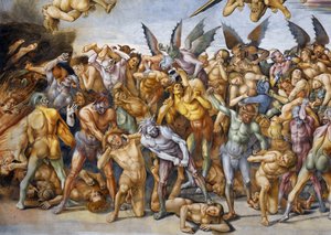 Damned in Hell, from Last Judgment Fresco Cycle