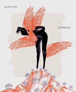 Mystical Winged Figure