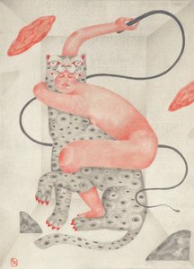 Surreal Feline Embrace