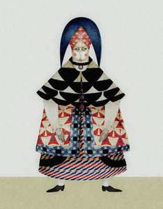 Whimsical Folk Figure