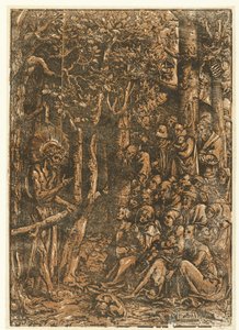 John the Baptist Preaching to the People by Lucas Cranach