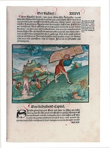 Illustration from the Old Testament, Part II, Joshua - Esther, from the Bible, Translated by Martin Luther, Wittemberg, 1524