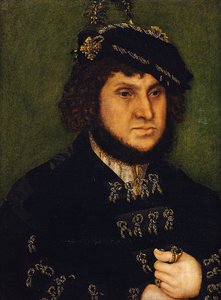 Portrait of Kurfurst Herzog Johann der Bestandige von Saschen by Lucas Cranach