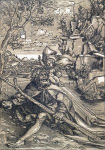 Saint Christopher, 1506-9 by Lucas Cranach