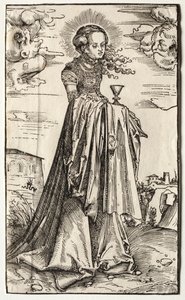 St. Barbara by Lucas Cranach