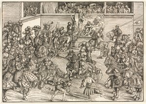 The Second Tournament with the Tapestry of Sampson and the Lion