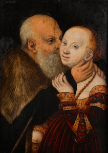 The Unequal Couple by Lucas Cranach d. Ä.