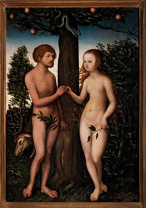 Adam and Eve by Lucas Cranach the Elder