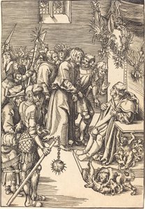 Christ before Caiaphas by Lucas Cranach the Elder