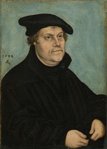 Martin Luther 1483-1546 at the Age of 50, 1533 by Lucas Cranach the Elder