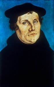 Martin Luther, German Protestant reformer by Lucas Cranach the Elder