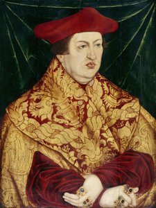 Portrait of Cardinal Albrecht of Brandenburg by Lucas Cranach the Elder