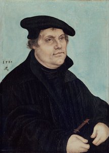 Portrait of Martin Luther by Lucas Cranach the Elder