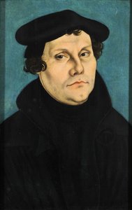Portrait of Martin Luther by Lucas Cranach the Elder