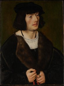 Portrait of a Man with a Rosary by Lucas Cranach the Elder