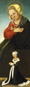 Saint Anne with the Duchess Barbara of Saxony as Donor
